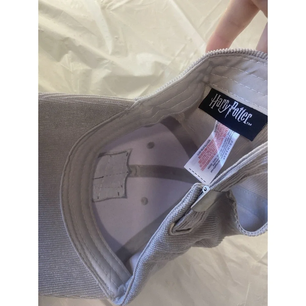 Unisex Harry Potter Light Gray Corduroy Adjustable‎ Harry Potter Hat- NWT